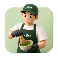 Waterloo barista whisking matcha